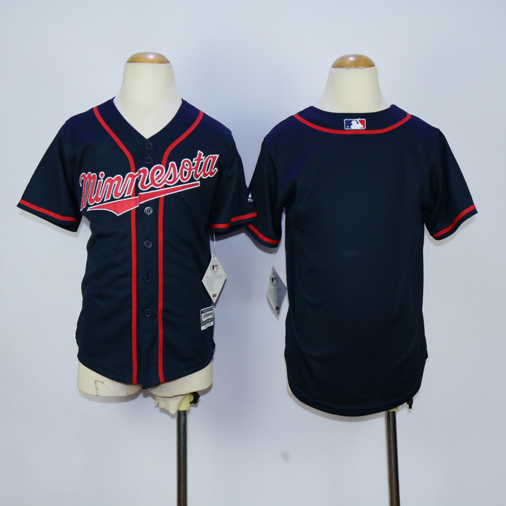 Youth Minnesota Twins Blank Blue MLB Jerseys